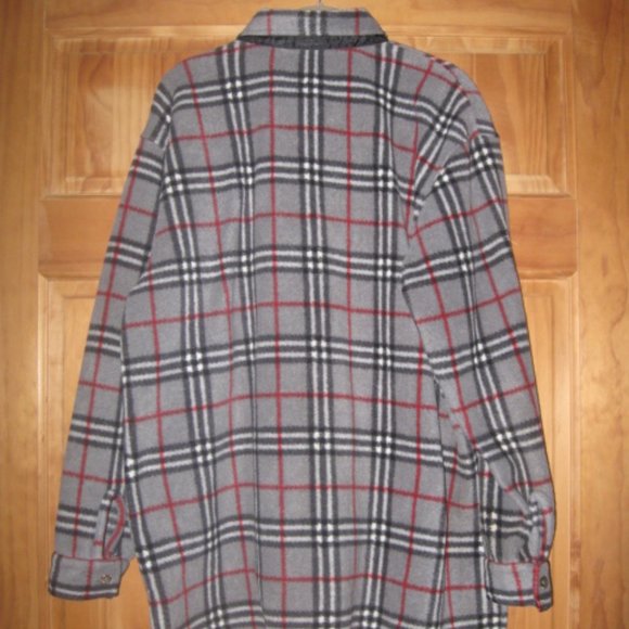 C&B Sport Fleece Button Down Long Sleeve Shirt - Picture 2 of 2